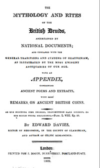 Mythology and Rites of the British Druids Ascertained by National Documents 10028827